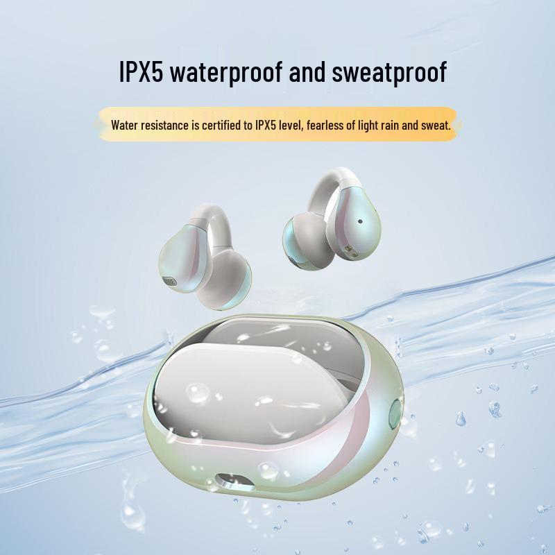 

E31 Wireless Bluetooth Ear Clip Sports Earphones: Superior Sound, Extended Battery, Durable & Universal Fit Bluetooth Earphones білий