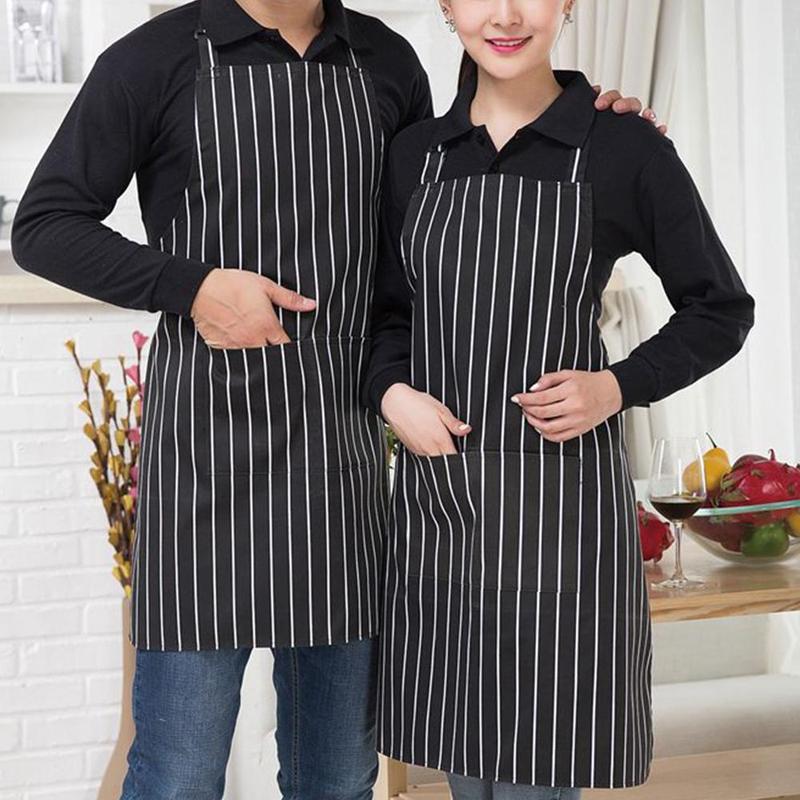 Pack of 2 Unisex Household Aprons with Pocket Kitchen Apron for Chef Restaurant Home Cleaning Serving Gardening Painting Cooking