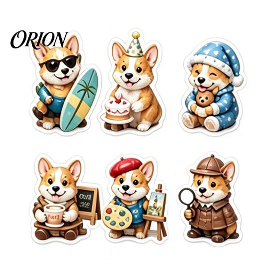 Festive Decoration for Kids 2026 Corgi Christmas Advent Calendar, 24 Days Acrylic Dog Ornaments Countdown 2D Party Favors Holiday Pendants Xmas Tree,
