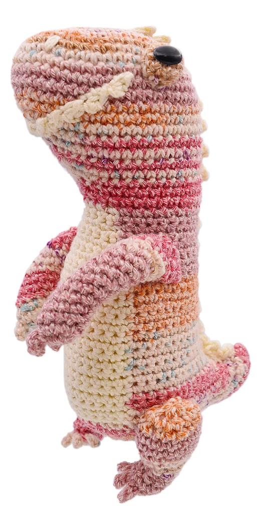 NASKA Amigurumi Kit Theo the Lizard (Made with Naifmela and Ghazal Cotton) by Elta Design, Hiroko Takeda, HT-25
