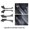 Applicable 6-Seater Tesla Model YL Door Sill Protector Strip - TPE Anti-Kick Welcome Pedal Interior Accessory