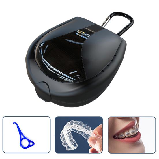 Sportovní držák na chrániče pro dospělé Box Taekwondo Chránič zubů Úložné pouzdro Přenosný Prachotěsný Plastový Fotbalový chránič zubů Fitness chrániče