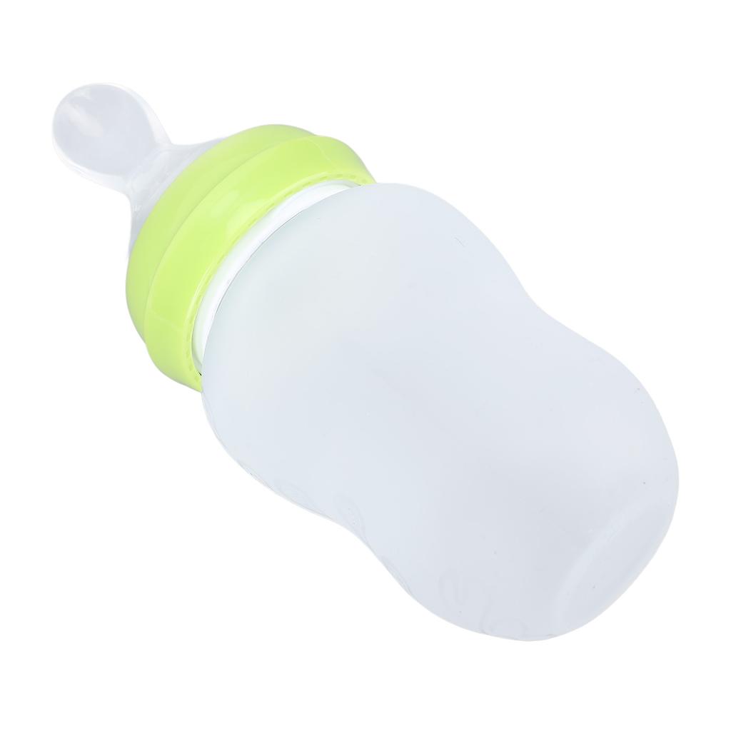 Kubek do karmienia z pomocą do picia 180 ml z kontrolą przepływu, podajnik płynów ze słomką i smoczkiem do codziennego użytku