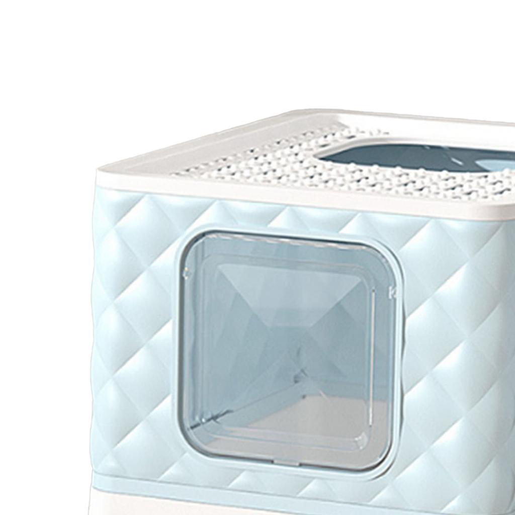 Kocia Kuweta Szufladowa Odpinana Zmywalna Duża Przestrzeń Półzamknięta Kocia Toaleta Kuweta z Pokrywą