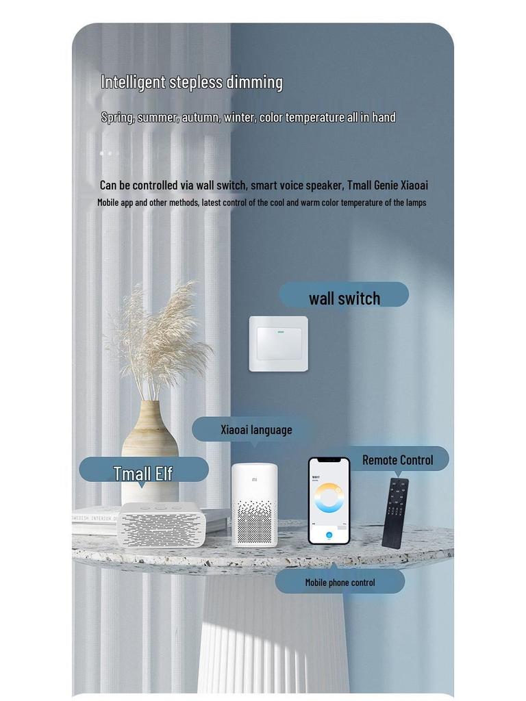 High Brightness Living Room Ceiling Light – Luxury Full Spectrum Eye Protection for Home Decor