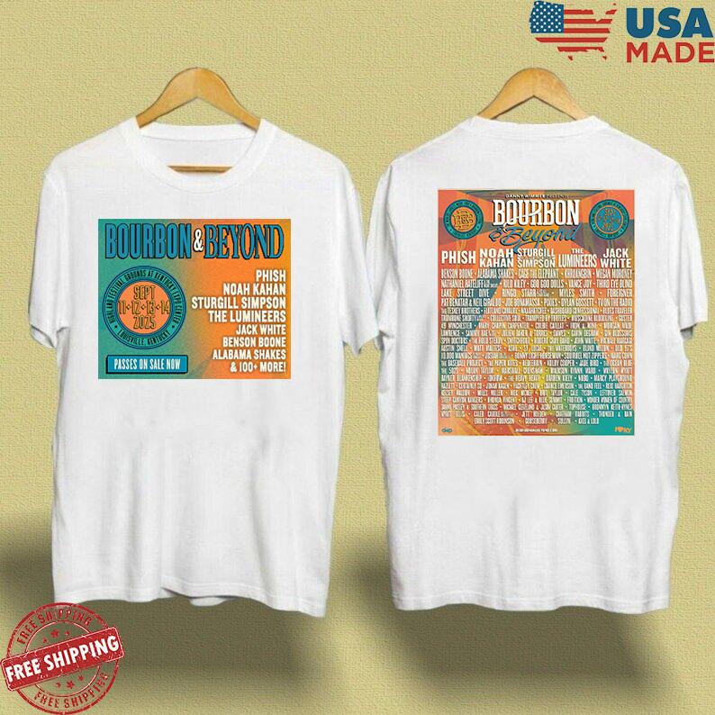 The Full Lineup for Bourbon & Beyond Music Festival T Shirt Full Size S-5XL TT95 Unisex T-Shirt XXXL