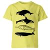 Whale Fish Kids T Shirt Funny Graphic Gift For Boys Girls Childrens Tee P1 OR A