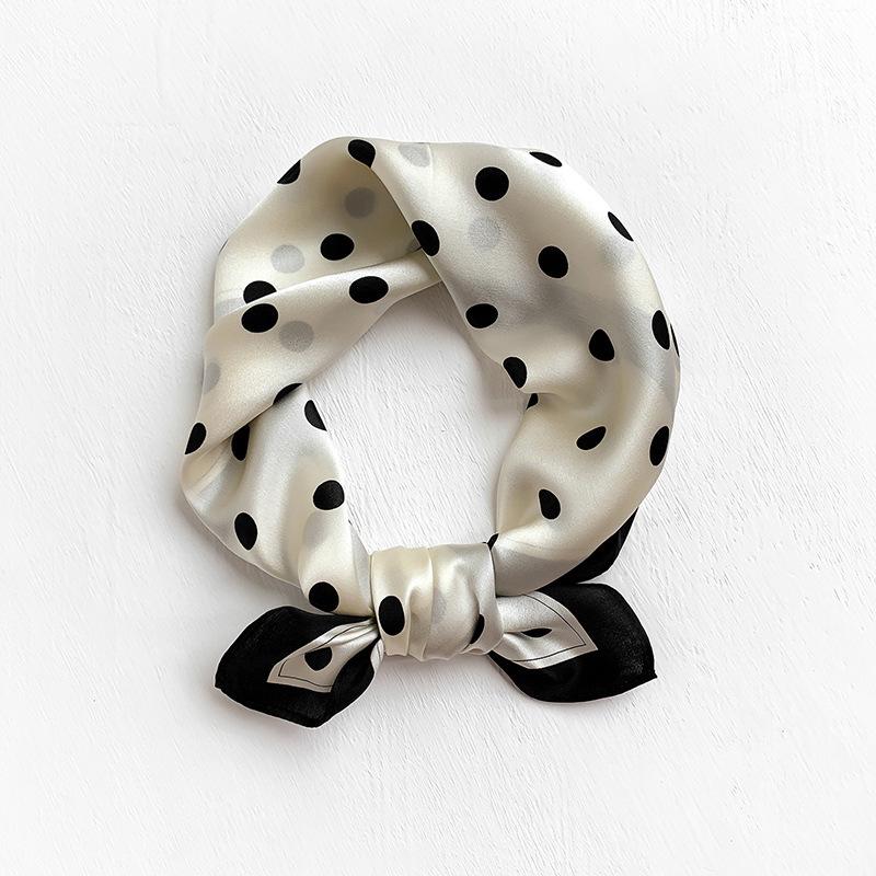 Scarves for women, silk small square scarves, spring/autumn/summer thin style, fashionable decorative silk scarves, mulberry silk 53*53cm