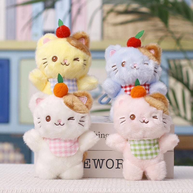 Plush Cat Pendant Toy With Cotton Filling For Kids And Collectors