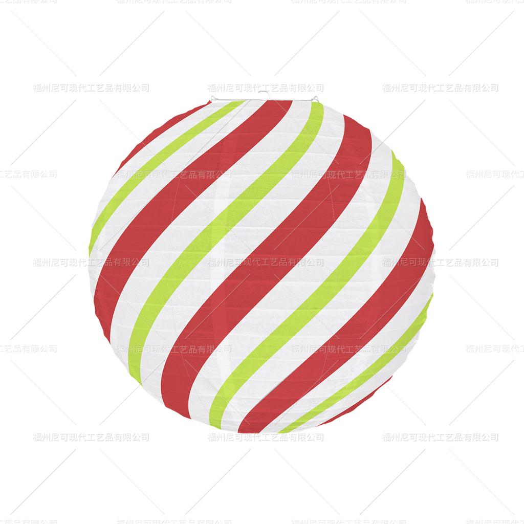 Christmas Hanging Paper Lanterns Decorations Paper Lanterns Round Hanging Lantern Party Supplies for Christmas Party Decorations