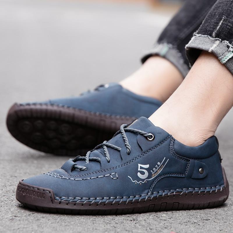Men Shoes Classic Men Casual Shoes High Quality Leather Men Moccasins Outdoor Breathable Men Flats Shoes  Men 'S Footwear