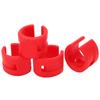 4pcs set Bike Front Rear Fork AntiCollision Rubber     Guard Chain Sticker(Black )