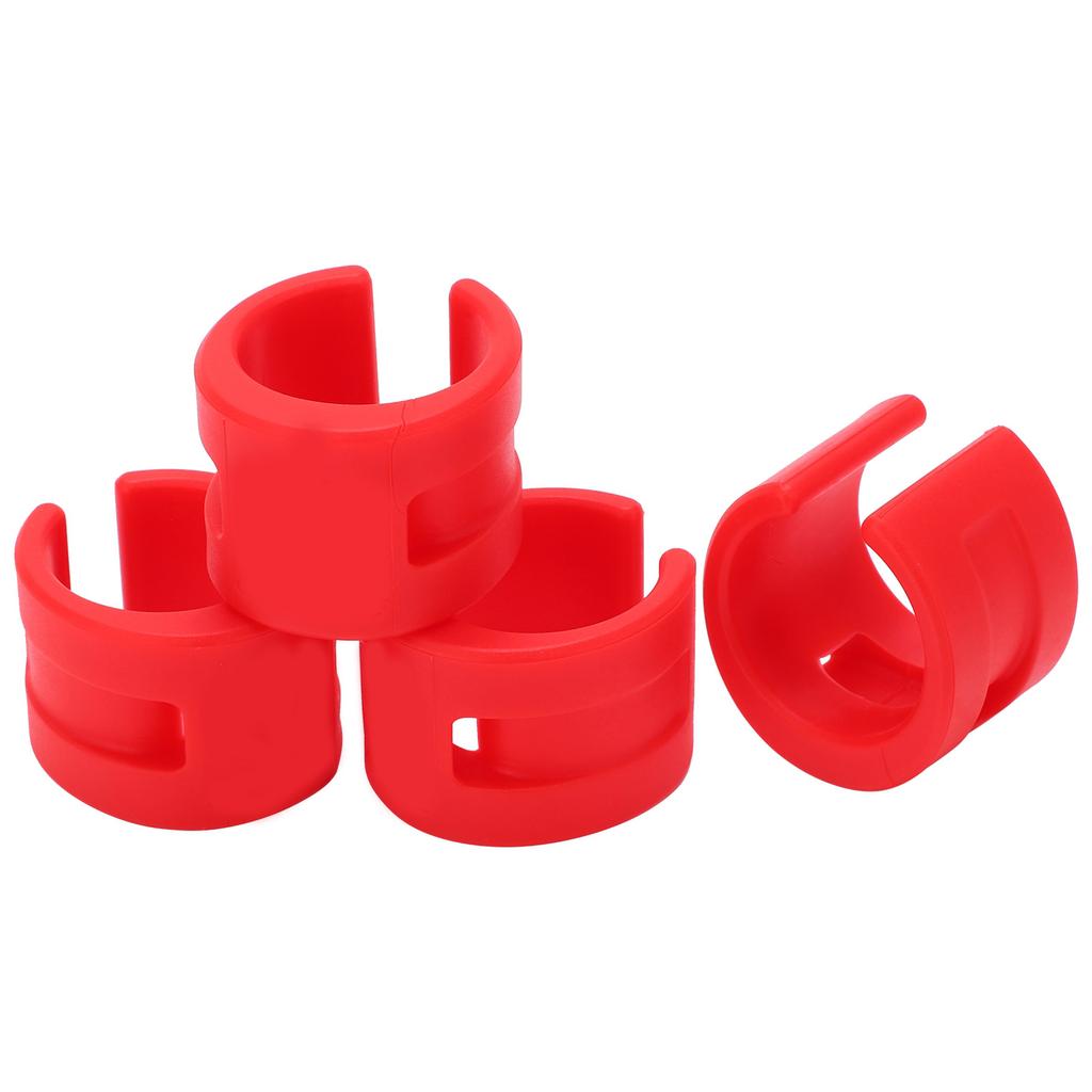 4pcs set Bike Front Rear Fork AntiCollision Rubber Guard Chain Sticker(Black )