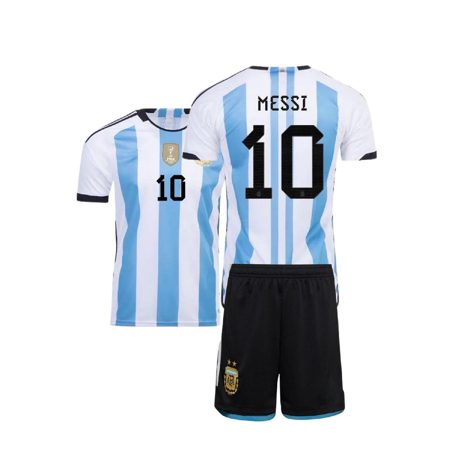 

Детский трикотаж Месси специального дизайна, комплект сине-белых шорт сборной Аргентины