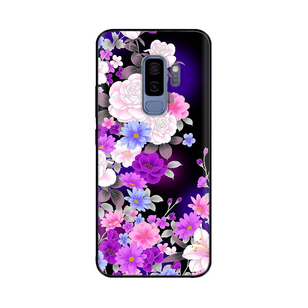 For Samsung Galaxy S9 Case Mobile Phone TPU Silicone Protective Cover for Samsung S9 Plus S9+ S 9 Back Cover Paintted Bumper