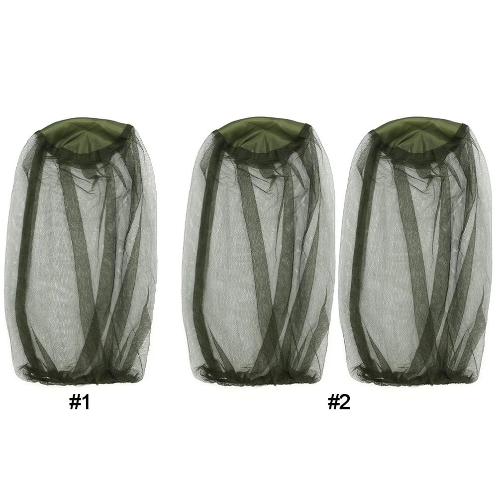 1/2 PCS Face Head Protector Anti Mosquito Insect Hat Net Bug Mesh Head Net Midge Net Hat Head Cover for Outdoor Camping Fishing