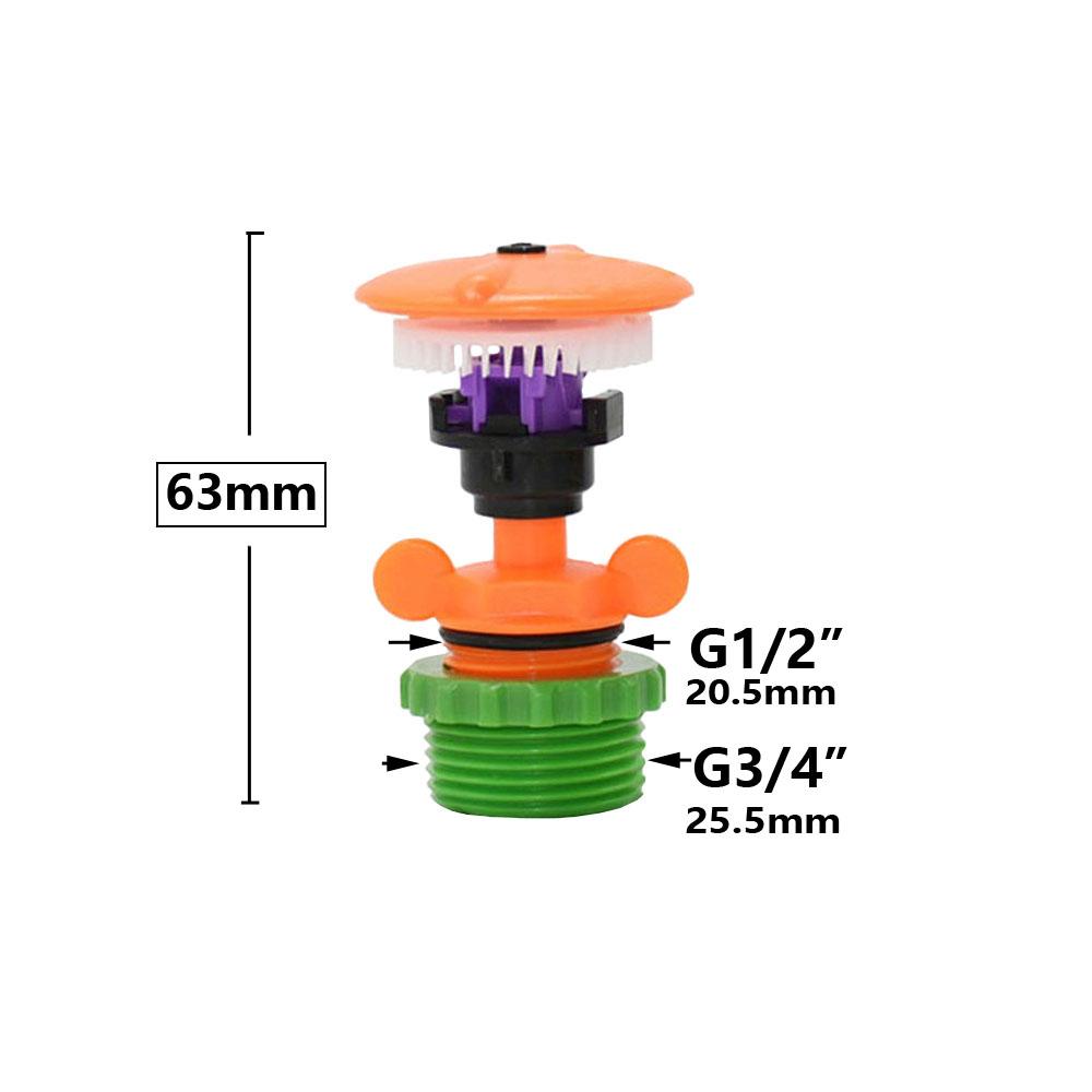 Automatic Rotating Jet Sprinklers Micro Nozzle holder Spikes Nozzles For Garden Lawn Farm Agriculture Irrigation