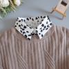 Perfect Match Fashion Printed Collar Woman Detachable Collar Fake Women Vintage Ladies False Blouse Collar Lapel Half Shirt