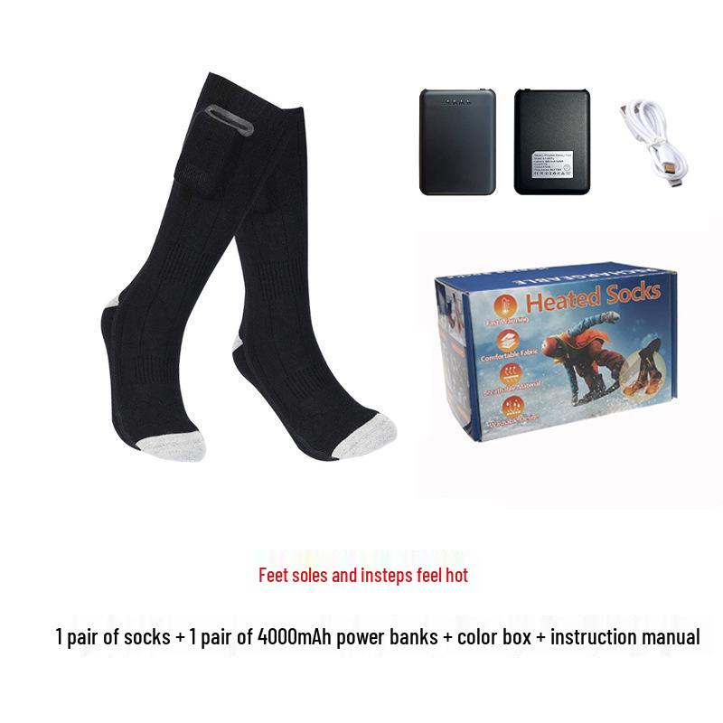 Smart USB-Controlled Heated Knee-High Socks