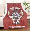 1PC Pop cartoon actor Elf pattern Soft Throw Thin Blanket Gift for Couch Bed Car Home Camping For Spiritual Theme all season use