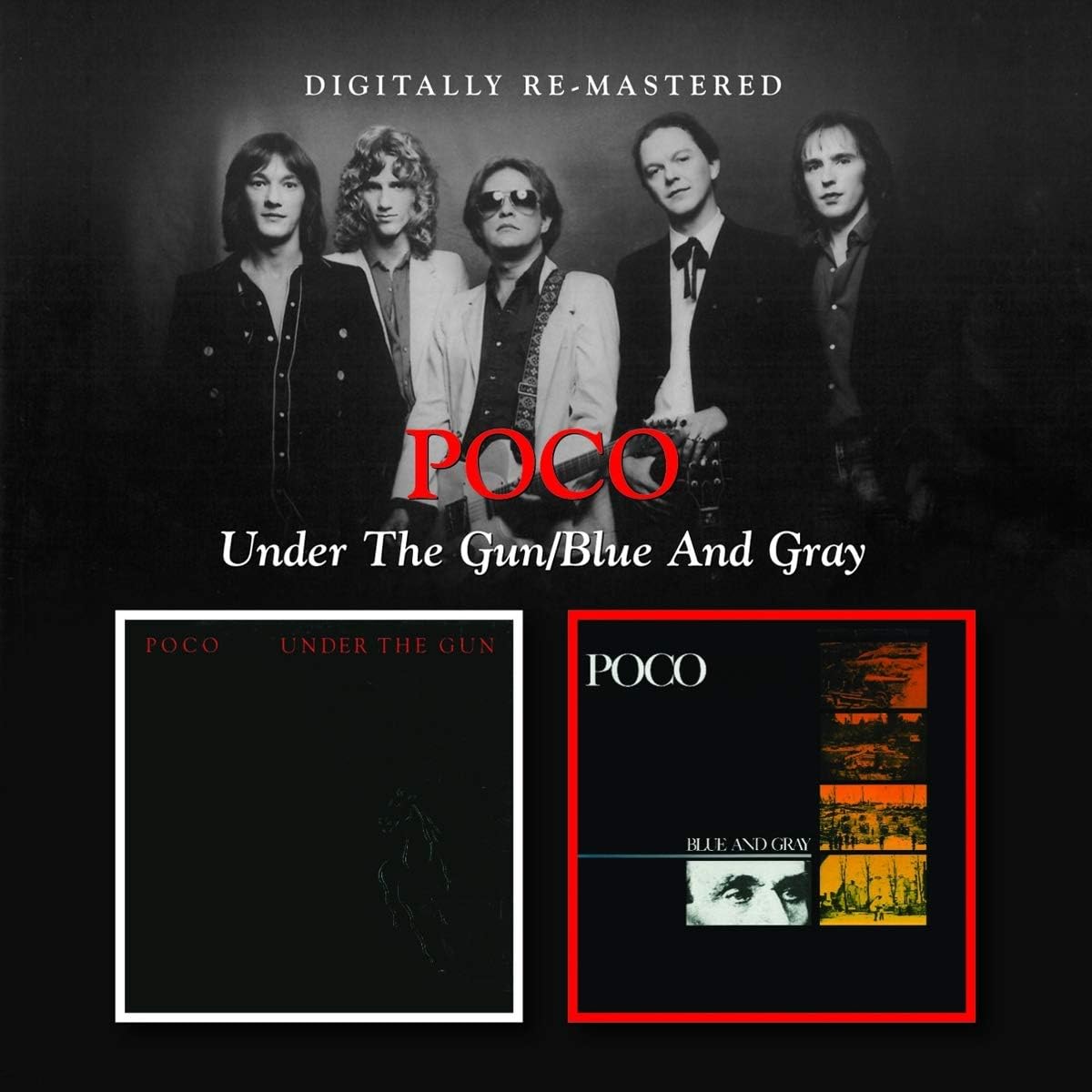 

CD POCO - Under The Gun/Blue And Gray BGOCD1010 Japan Rock Used