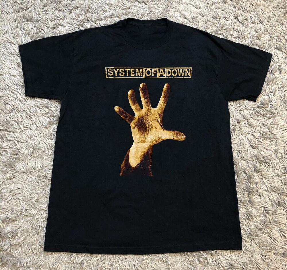 NEW Sys Tem Of A Downn Black Cotton Shirt All Size S-5XL HD504 Unisex T-Shirt