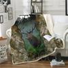 Coperta Ispessita Caccia al Cinghiale Maiale Stampata Coperte da Lancio per Letti Peluche Soffice Adolescente Decorazione Casa Biancheria da Letto Piumino per Adulti