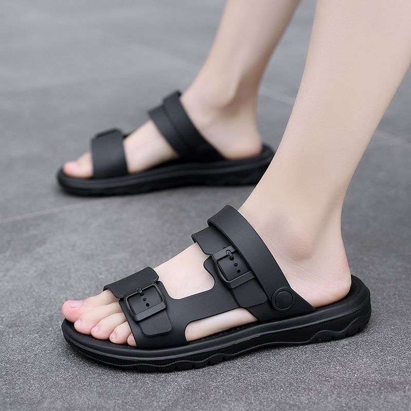 Sandals Men's 2025 New Summer Vietnam Beach Shoes Korean Version Versatile Dual-purpose Outer Wear Men's Flat Shoes Men's Trend