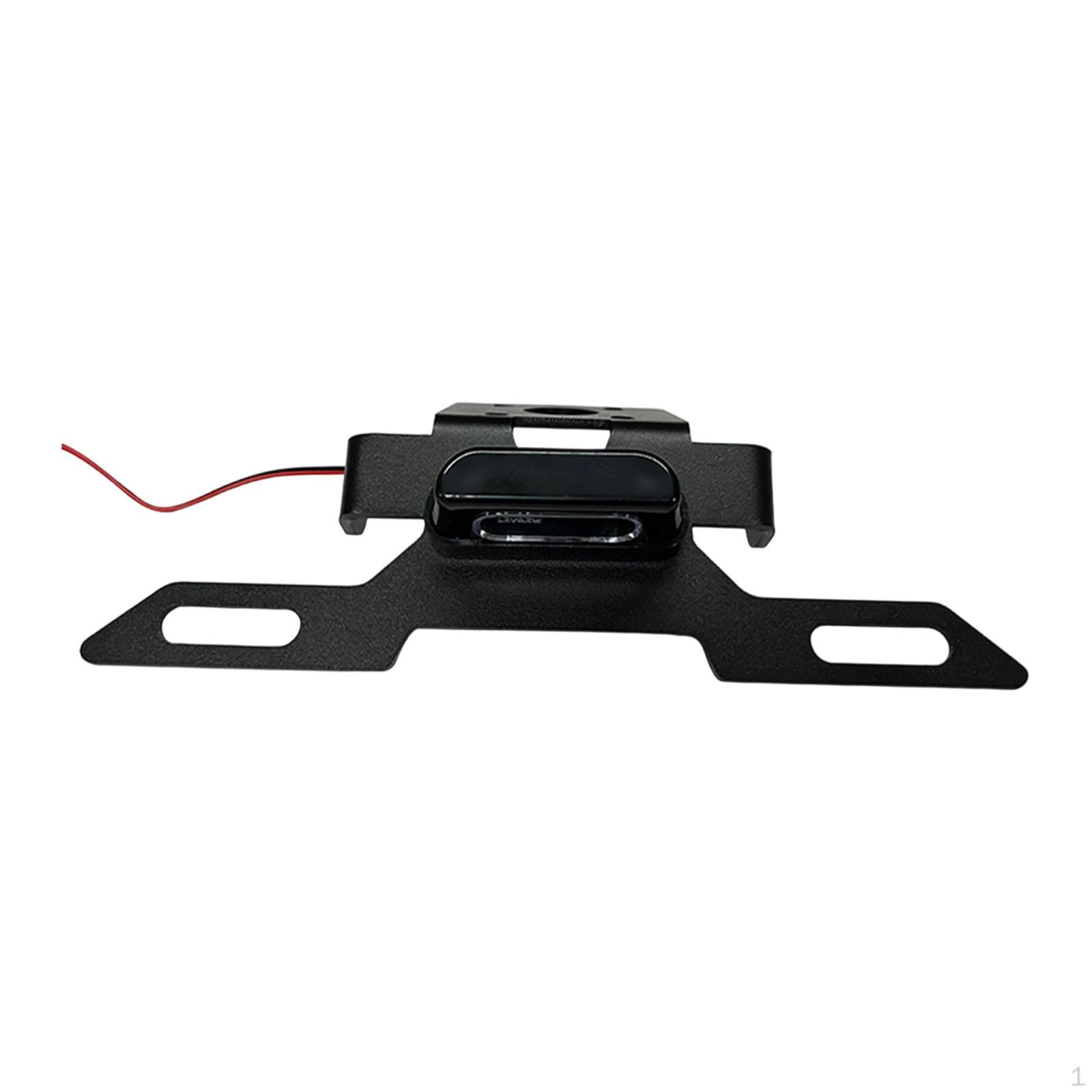 

Motorcycle Holder License Frame Easy Installation Part Display with Taillight for Garage Outdoor