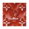 Louis Vuitton Ice Cube Shaped Monogram Coated Canvas Passport Holder Women accessories Pomegranate-Red M28595