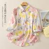 DIMANAF 2026 Plus Size Women Blouse Shirts Tunic Summer Oversize Loose Casual Fashion Lady Tops Floral Print Beach