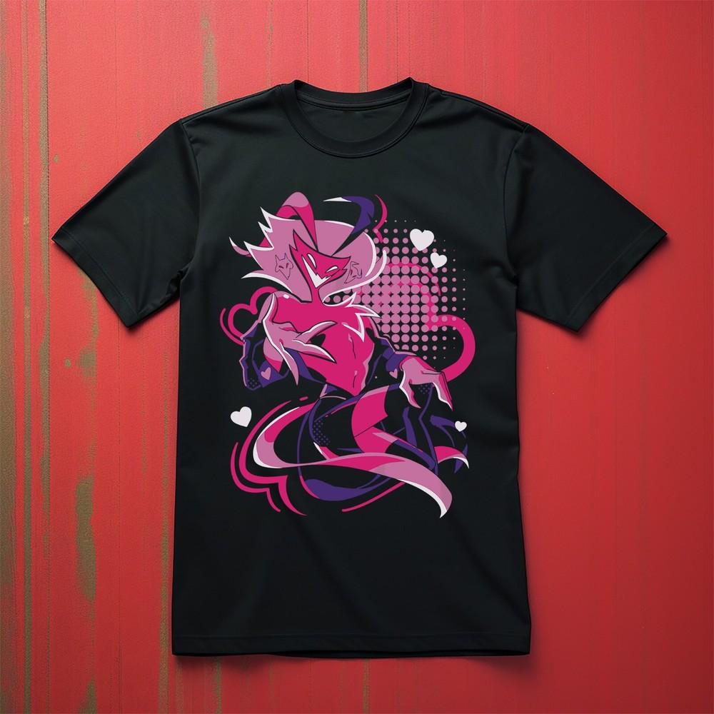 

Ozzie Cute Heart shirt adult anime tv show t-shirt Animated Hotel Musical Top 4XL