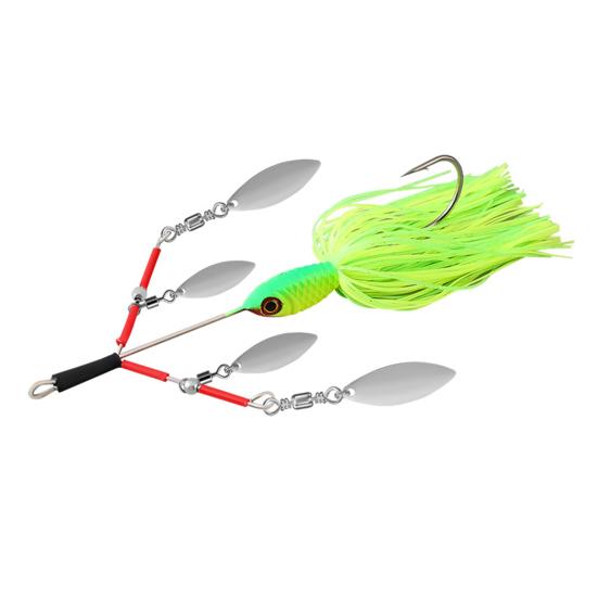 

13CM/27G Силиконовая юбка рыболовная приманка с вращающимся лезвием крючком цветные усы свимбейт