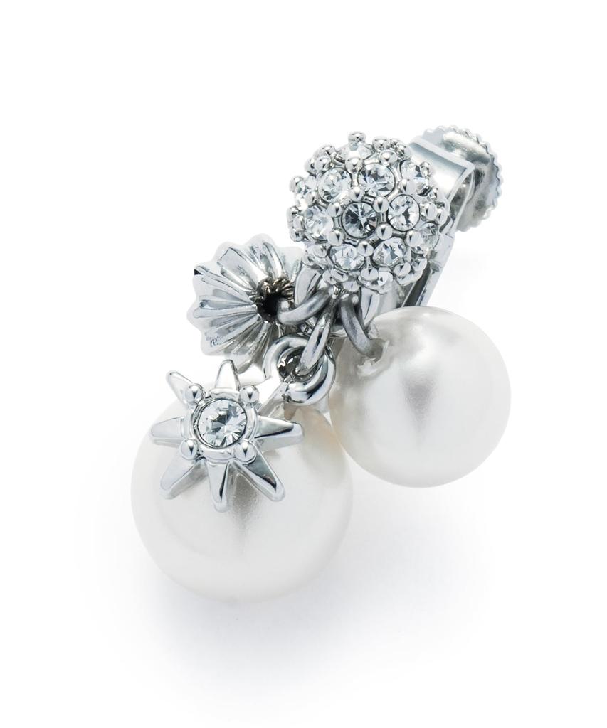 På Pearl Pave Ball Øredobber LAPE0717 W2 [Lanvin Blå] &