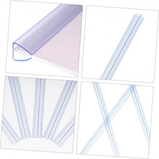NUOBESTY 10pcs A4 Slide Binder Binding Bars for Report Covers Plastic Binding Bars Clear Binder Clear Slides Folders Plastic Paper Binder Plastic