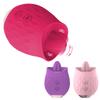 Adult Product Wholesales Rose Tongue Licking Vibrator and Dildo Masturbator Rose-style Sucking Vibrator New Vibrating Egg Bullet