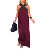 2025 Summer Sexy Backless Cross Long Dress for Women