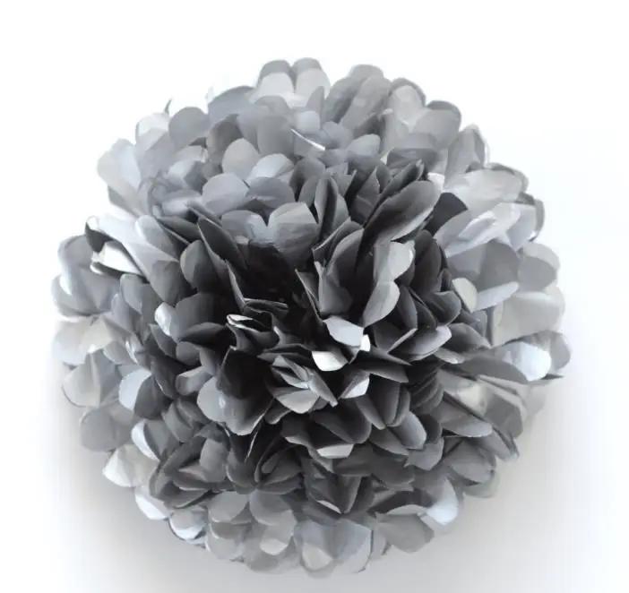 10-35cm Tissue Paper Pompoms Wedding Decorative Paper Flowers Ball Baby Shower Birthday Party Decoration paper pom poms DIY