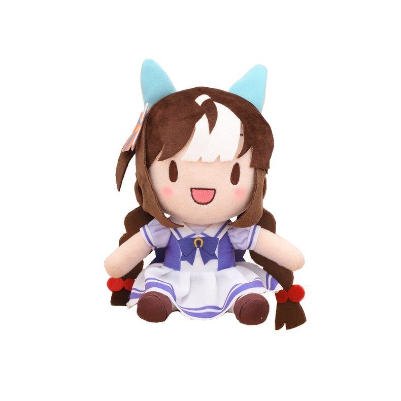 Genuine Uma Musume Pretty Derby Fuwa Petit Plush Dolls Kitasan Black Satono Diamond Manhattan Cafe Anime Fufu Toys For Gift