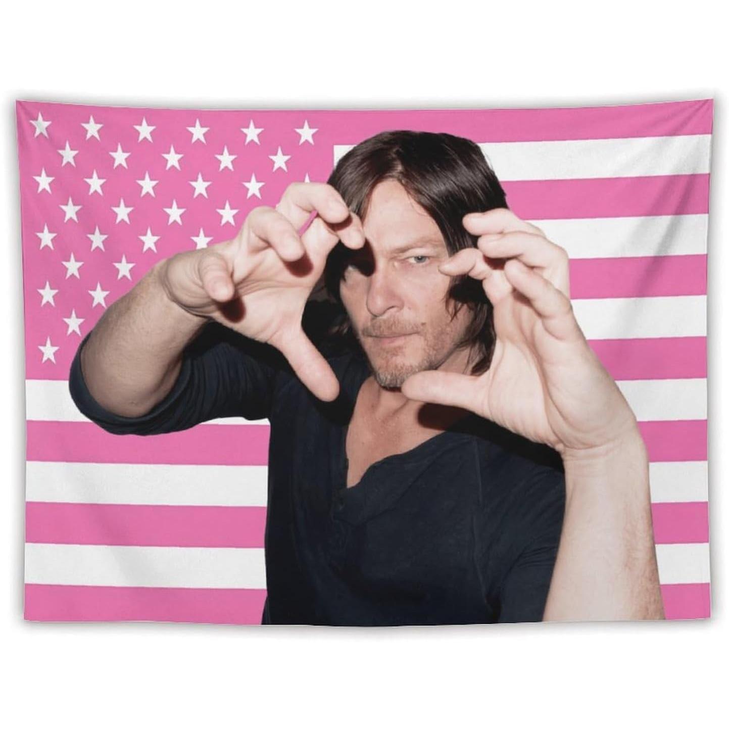 Tapestry ykhjsdmz daryl star dixon pink 75x100