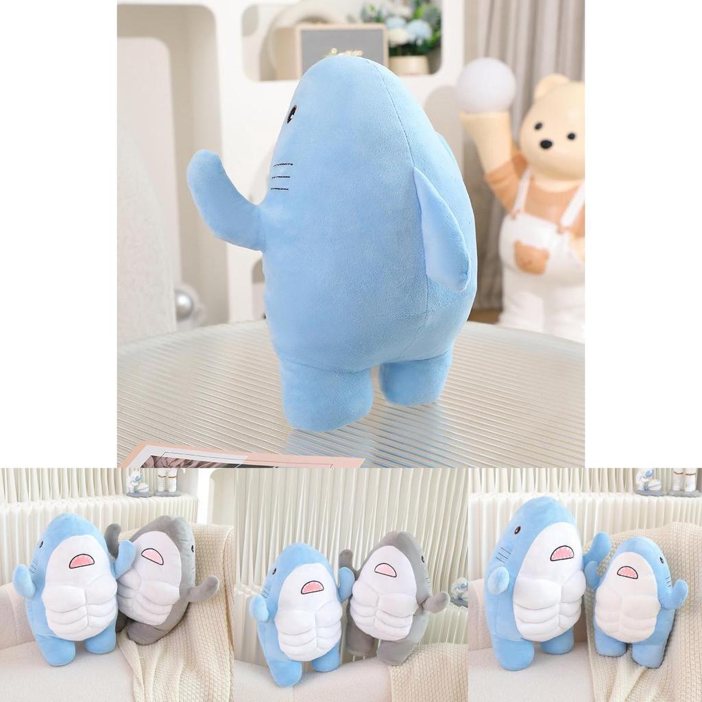 Plush Shark Toy For Men With Soft Pp Cotton Filling For Birthday Gift And Collectors