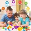 36/48/56pcs Counting Matching Game Toys with Rainbow Bowls - Color Sorting & Sensory Training Toys, Learning Gifts