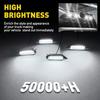 4X LED White Grille Lights w/ Wire Harness For Toyota RAV4 -  2024 V