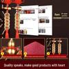 Five Emperors Coins Cinnabar Gourd Pendant for Doors and Windows