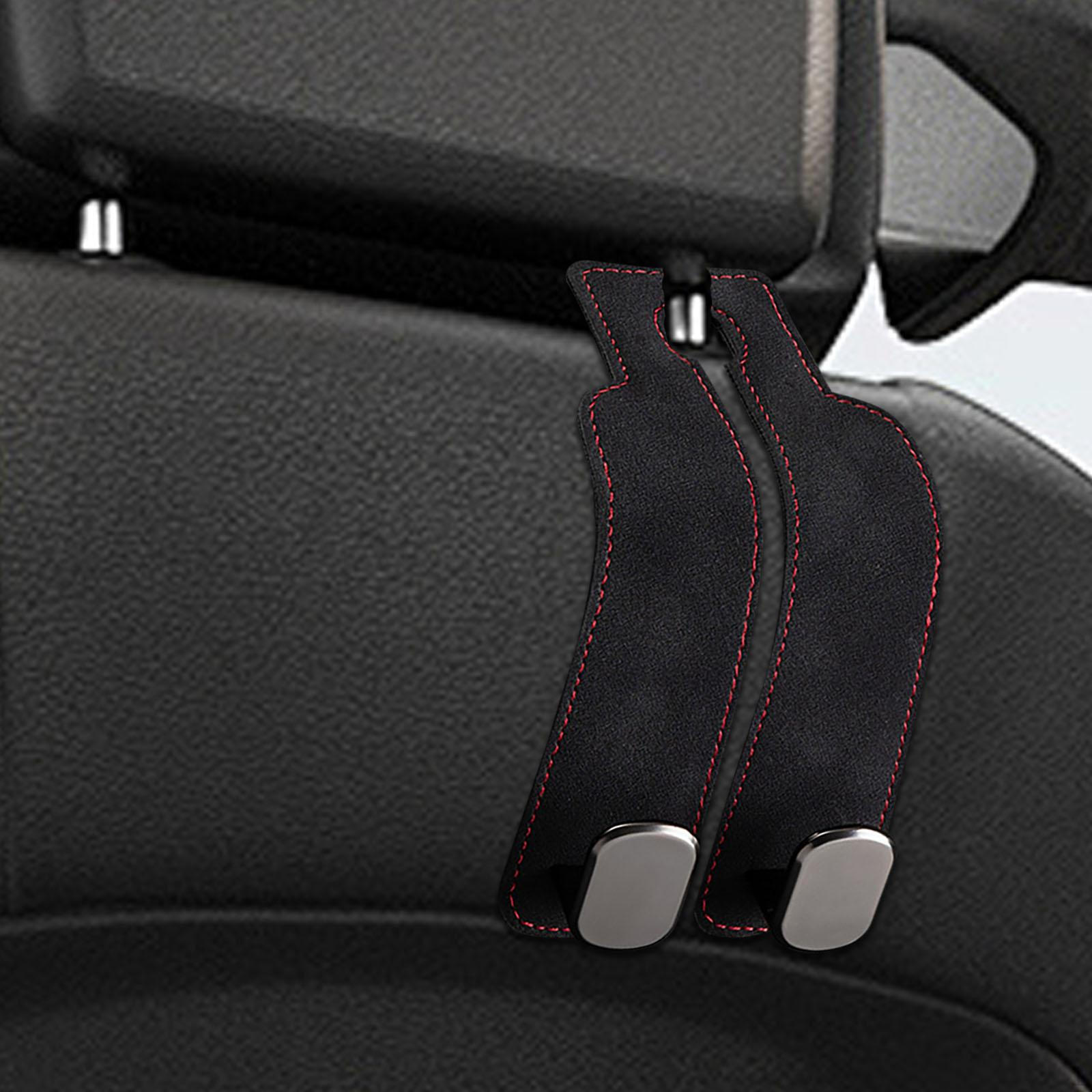 

Крючок для подголовника Вешалка для заднего сиденья Простые в использовании гибкие компактные автомобильные сиденья Двойные для чёрный