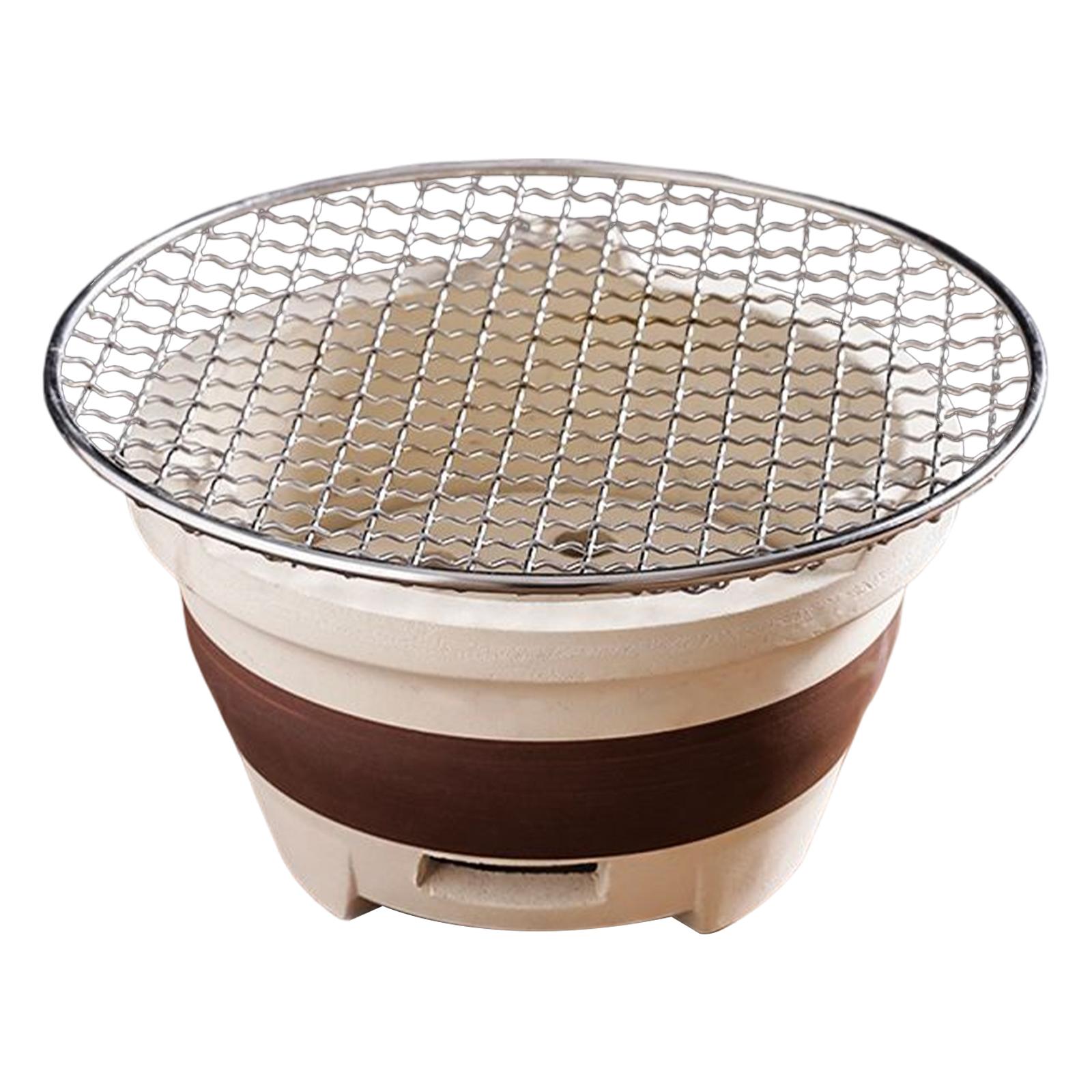 Multipurpose Charcoal Stove Clay Stove Easy to Use Detachable for Backyard Garden Carbon Furnace Barbecue Grill Barbecue Tools