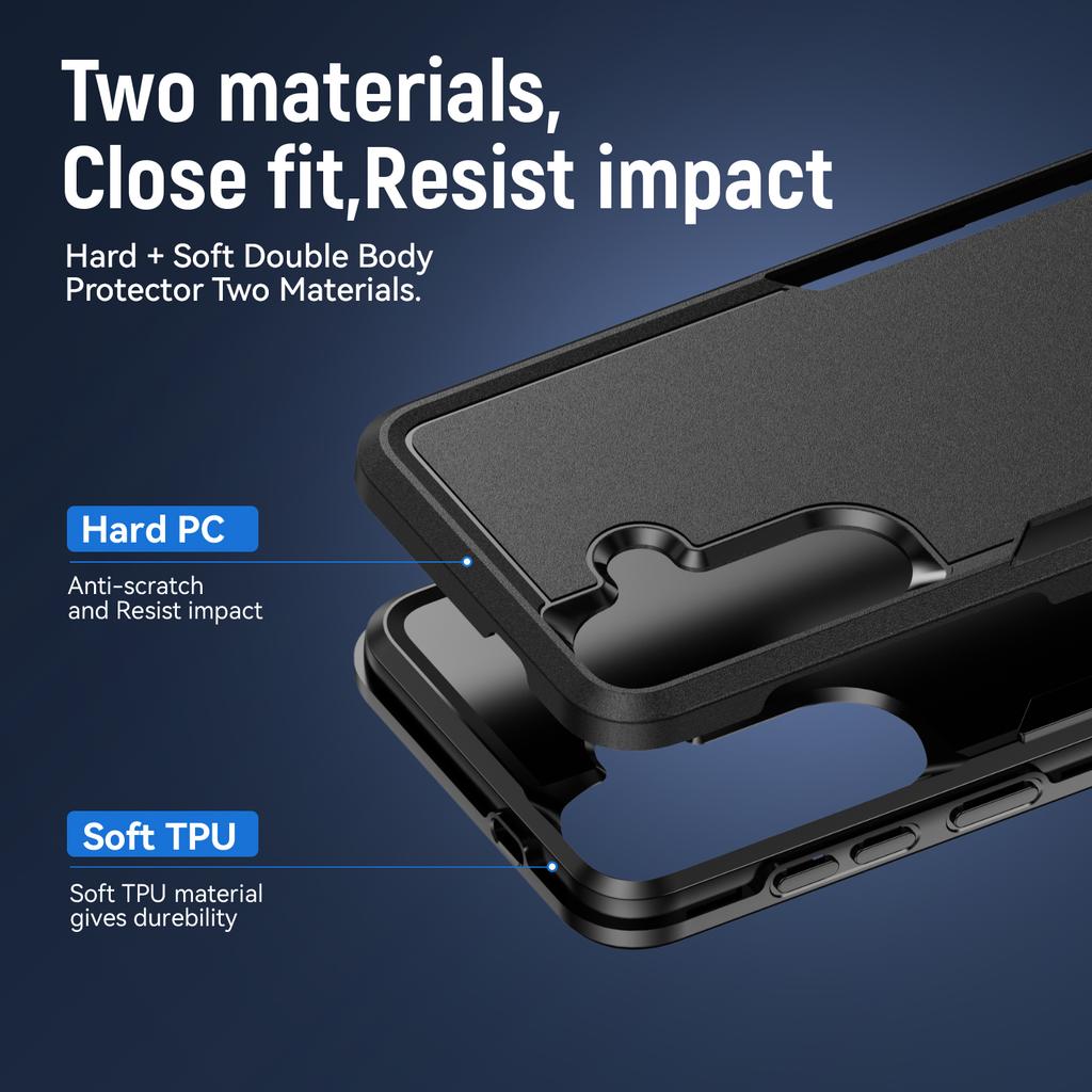 Armor Case for Samsung Galaxy S26 Ultra S25 FE S24 Plus S22 S23 S21 S20 FE 5G S 26 25 24 Military Heavy Grade Droproof Coque