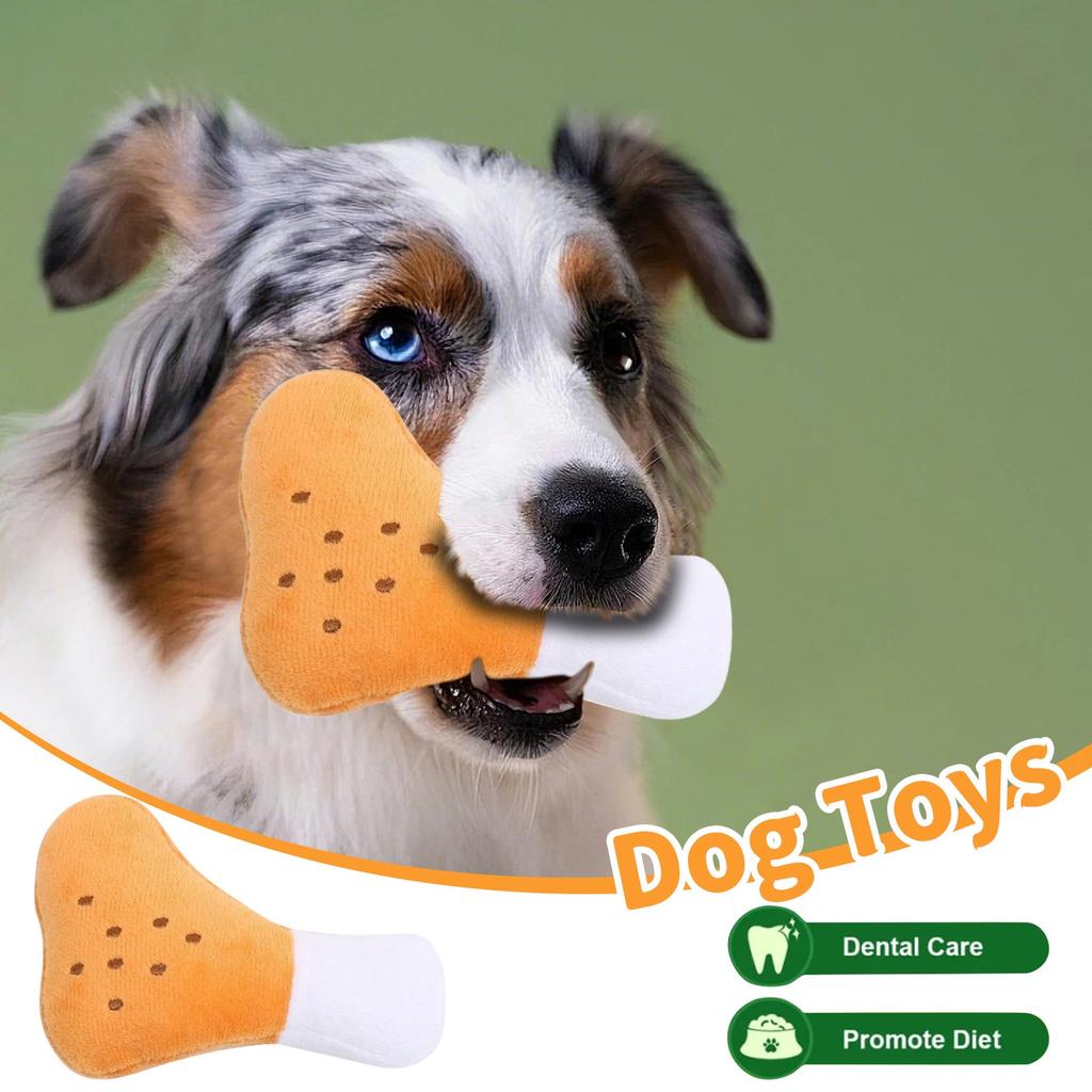 Plush Chicken Leg Toy: The Perfect  Companion For Pet