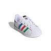 Adidas Originals SUPERSTAR Abrasion Resistant Low top Toddler Shoes White Infant And Toddler FW5240