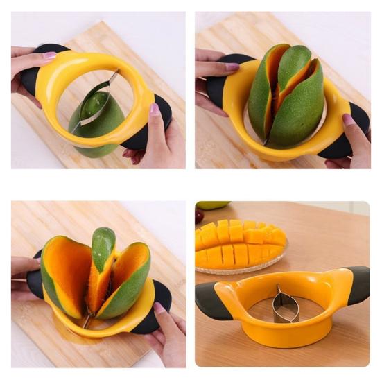 Stainless Steel Apple Pear Slicer Fruit Cutter Corer Wedger Divider Kitchen Tool